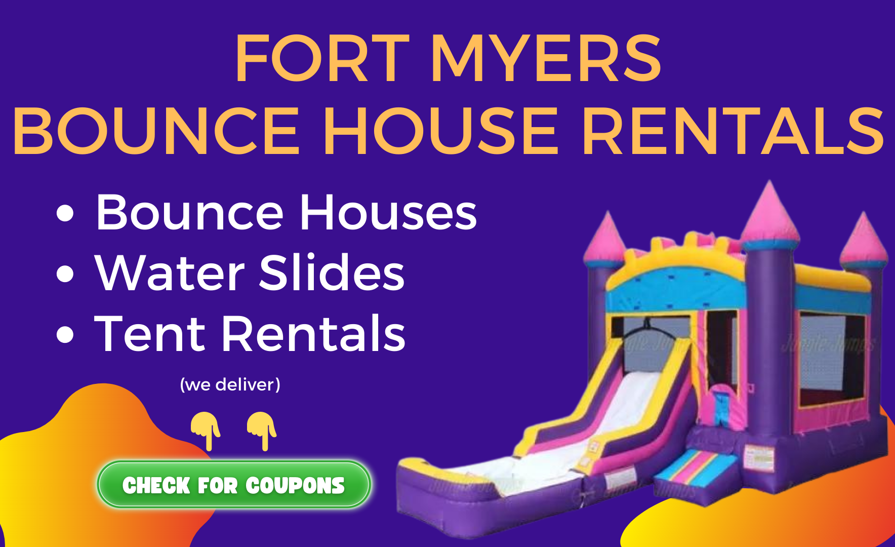 Family First Events and Rentals Fort Myers FL Party Rental and Bounce