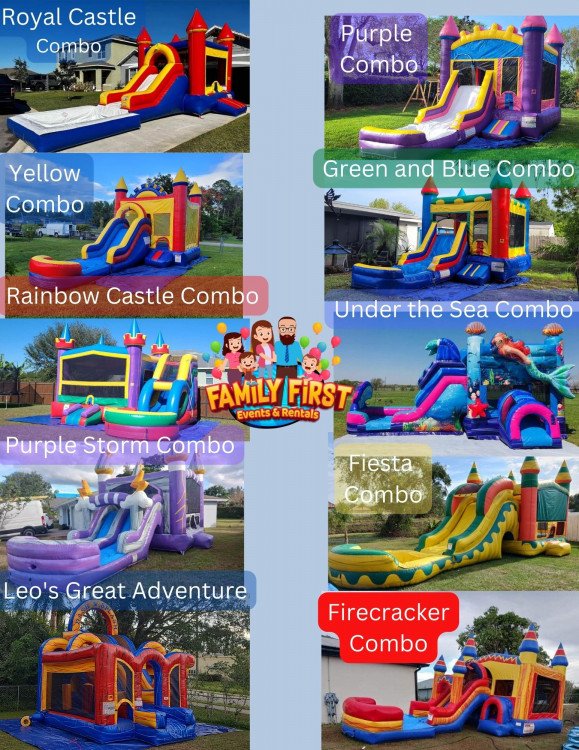 Bounce House / Waterslide Combos