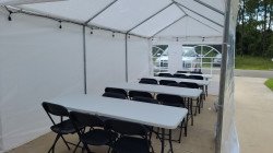IMG 20220716 152951192 1667260801 10 FT x 20 FT Tent Package (18 Black Chairs & 3 Rectangle Ta