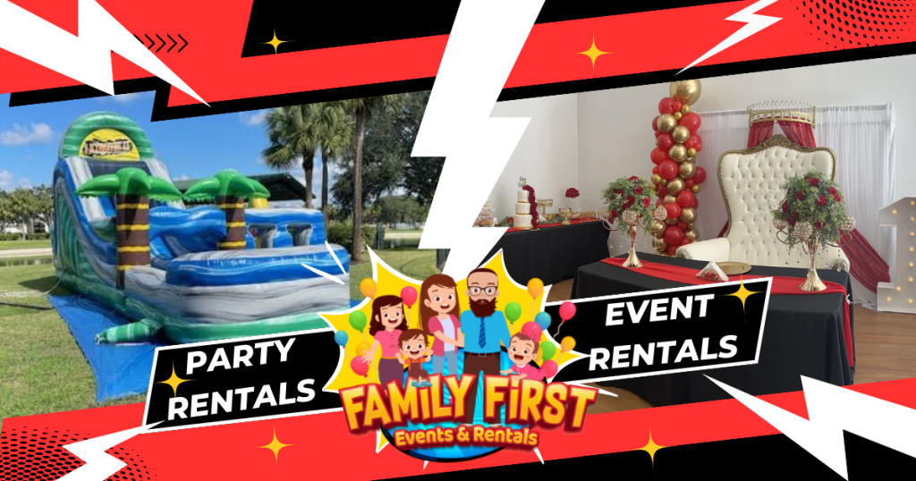 Party Rentals In f Cape Coral, FL - Family First Events & Inflatables