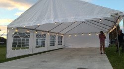 IMG 20221008 185137089 1702867110 20 FT x 30 FT Frame Tent Package (48 Black Chairs & 8 Rectan
