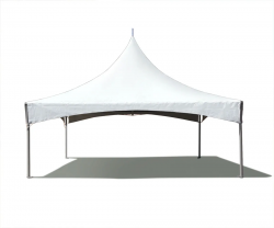 20 FT X 20 FT High Peak Frame Tent Package (36 White Chairs