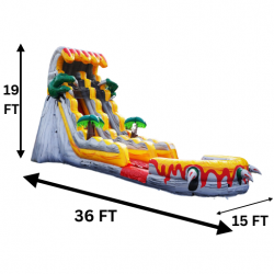 1920FT20Jurassic20Water20Slide20 1704341240 19 FT Jurassic World Package (18 Black Chairs and 3 rectang