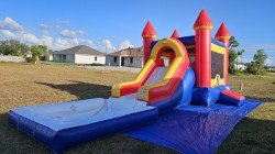 20231110 155151 1704335033 Royal Castle Bounce House Package (18 Black Chairs & 3 Table