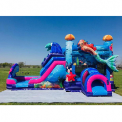 Mermaid20Combo2 1704250990 Mermaid Bounce House / Slide Combo