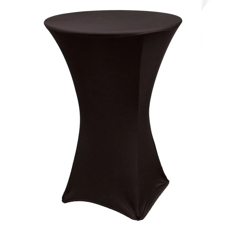 Cocktail Table With Black Linen