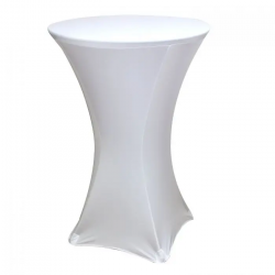 Cocktail Table With White Linen