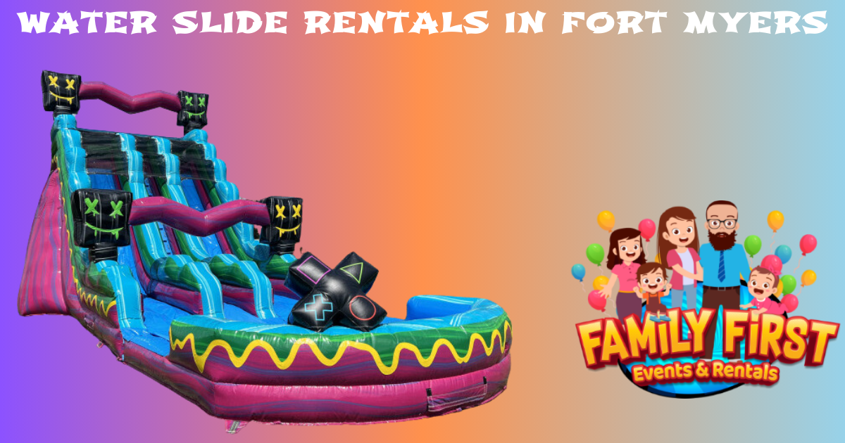 Water Slide Rentals In Fort Myers, FL - Family First Events & Rentals