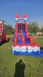 462567334 1535300460488392 874328421697675915 n 1732579812 25 FT Red White and Cool Water Slide