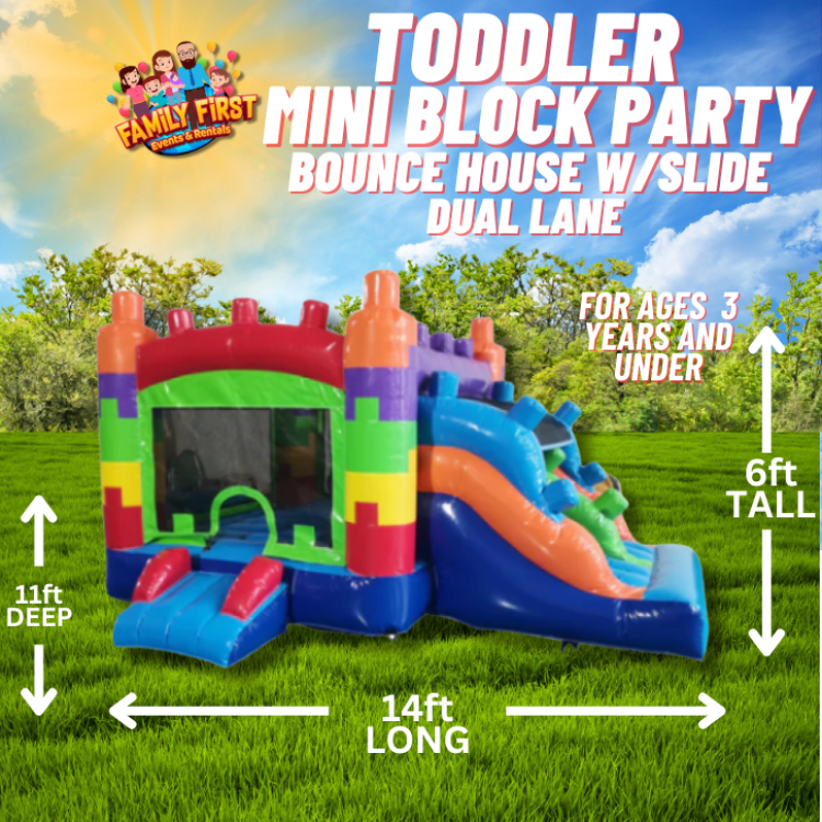 Toddler Mini Block Party Dual Lane