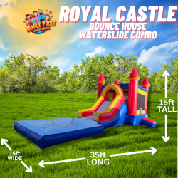 Royal Castle Bounce House/ Slide Combo