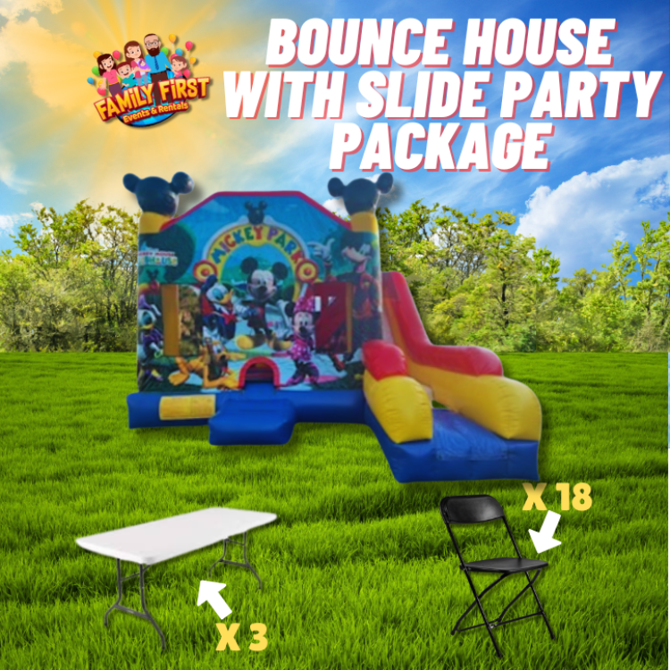 Mickey Mouse Minnie C7 Clubhouse Package (18 Black Chairs & 