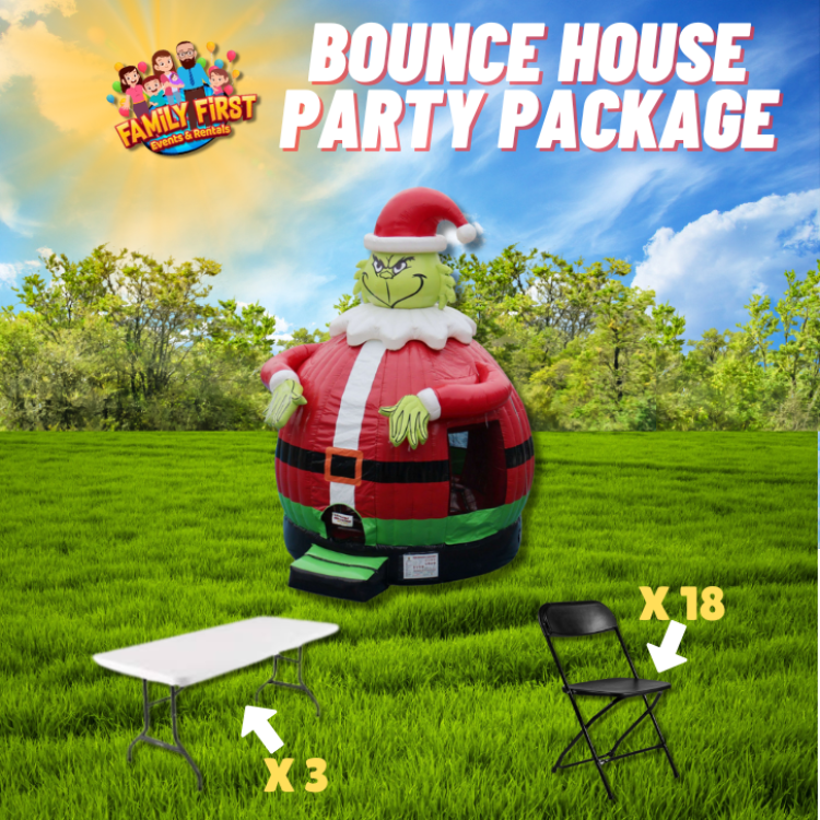 The Mean One Bounce House package