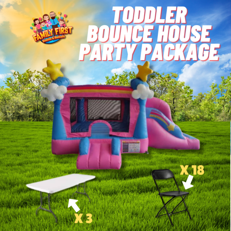 Toddler Mini Wonderland Package (18 Black Chairs & 3 Table