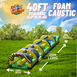 40 FT DL Foam Caustic Slip and Slide