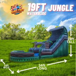 19 FT Jungle Water Slide