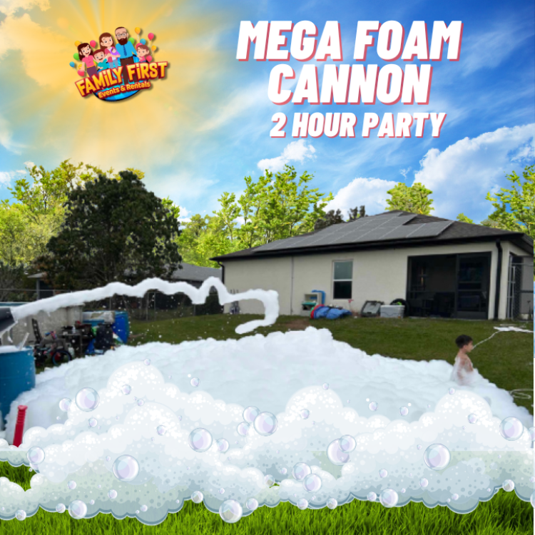 Mega Foam Cannon - 2 Hour Party