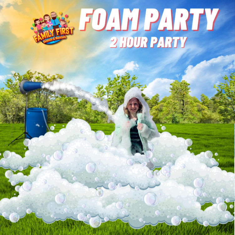 2 hour Foam Party