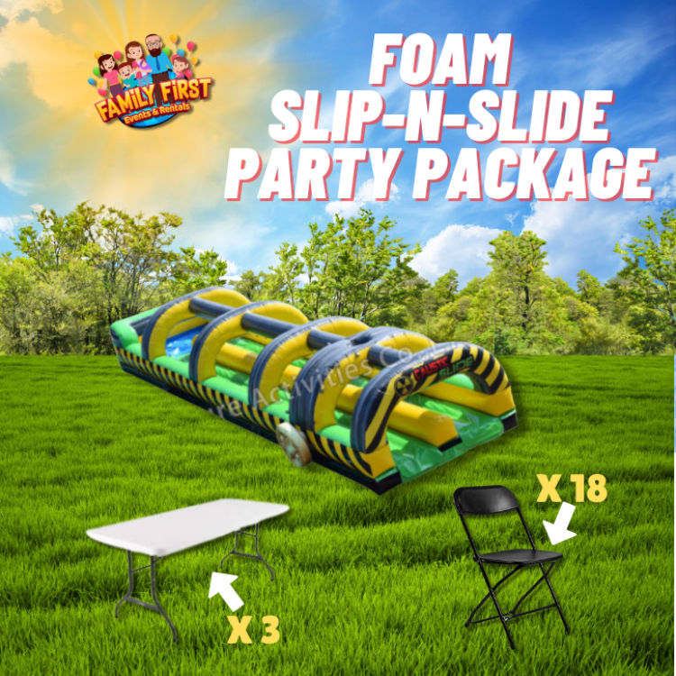 40 FT DL Foam Caustic Slip and Slide package