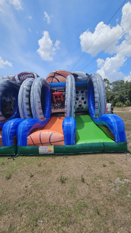 2 In 1 Sports game (Basketball and Soccer)