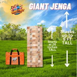 Giant Jenga (Stacks up to 5FT TALL)