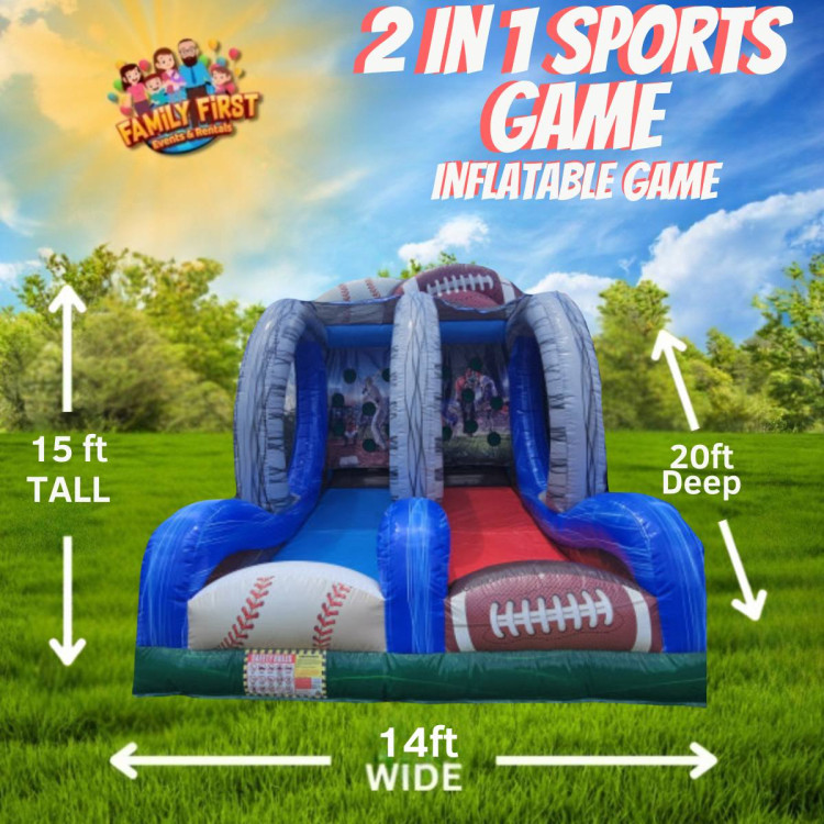 2 In 1 Sports game (Baseball and Football)