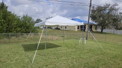 10 FT x 10 FT Frame Tent Package (12 W & 2 - 8 FT)