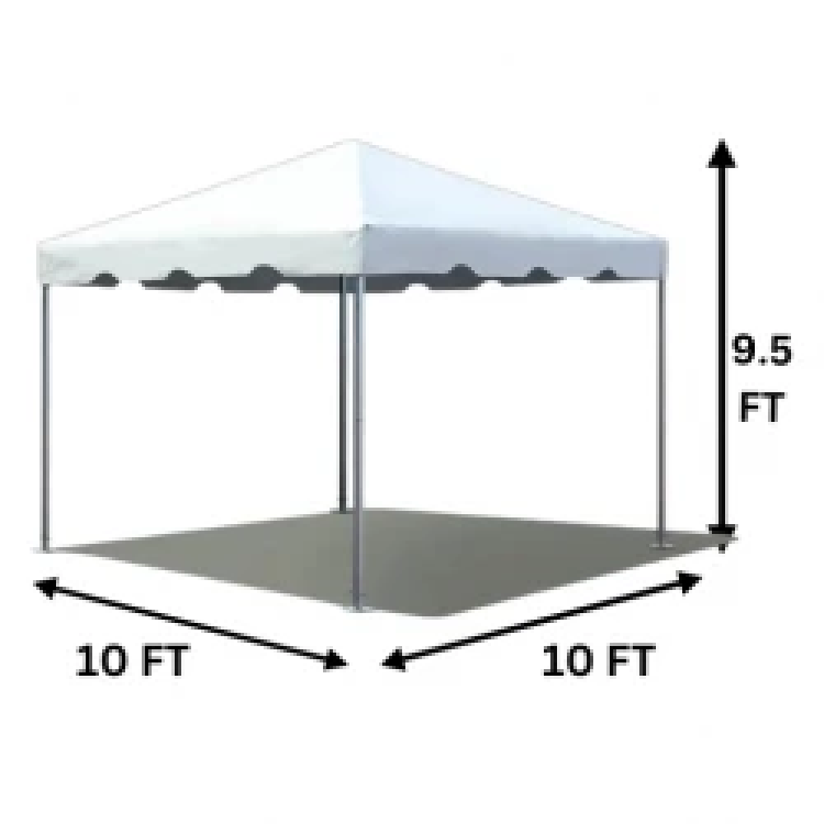 10 FT x 10 FT Frame Tent Package (12 B & 2 - 6 FT)