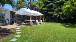 10 FT x 20 FT Frame Party Tent - White (Without Walls)
