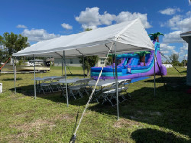 10 FT x 20 FT Frame Tent Package (18 B & 3 - 6 FT)