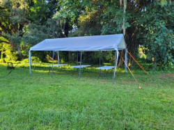 10 FT x 20 FT Frame Tent Package (18 W & 3 - 6 FT)