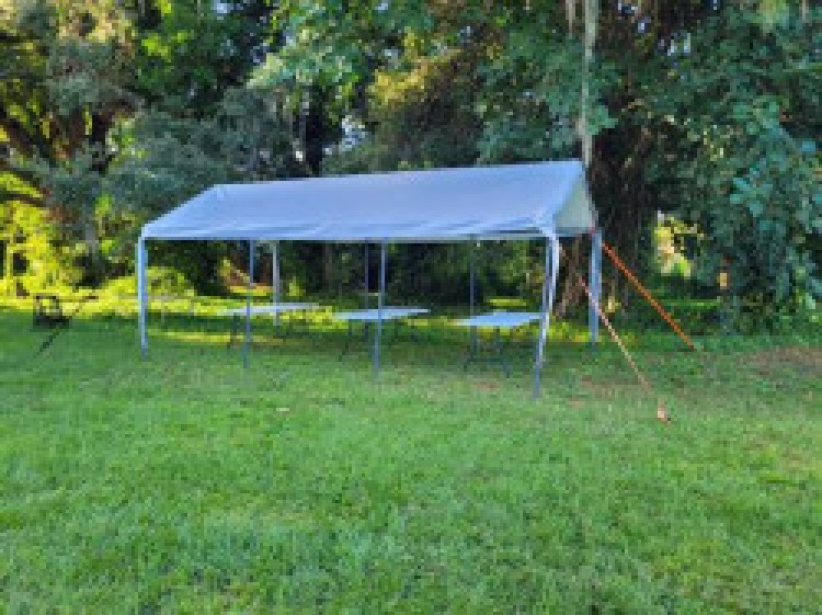 10 FT x 20 FT Frame Tent Package (18 W & 3 - 6 FT)