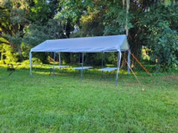 10 FT x 20 FT Frame Tent Package (18 W & 3 - 6 FT)