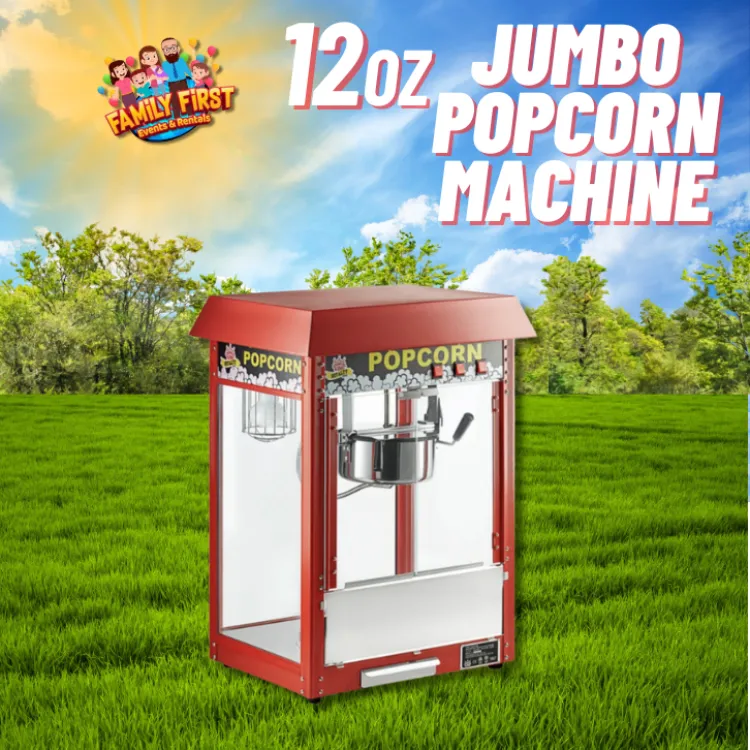 Jumbo Popcorn Machine 12 OZ