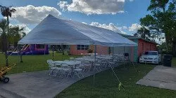 20 FT x 30 FT Frame Party Tent - White (Without Walls)