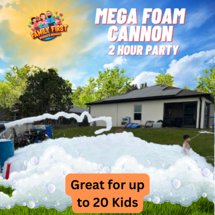 Mega Foam Cannon - 2 Hour Party