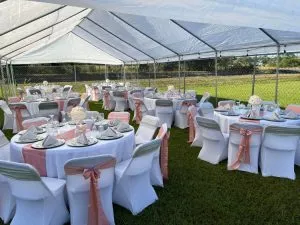Tent Rental, Tables and Chairs, Event Decor