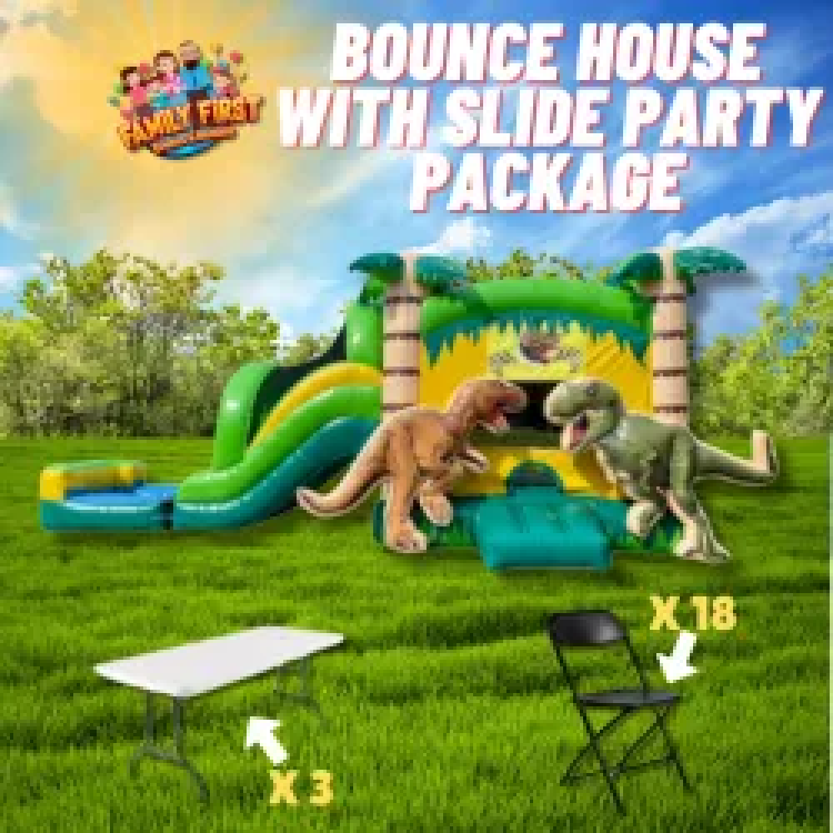 Dinosaur Bounce House Package (18 B & 3 6-6 FT)