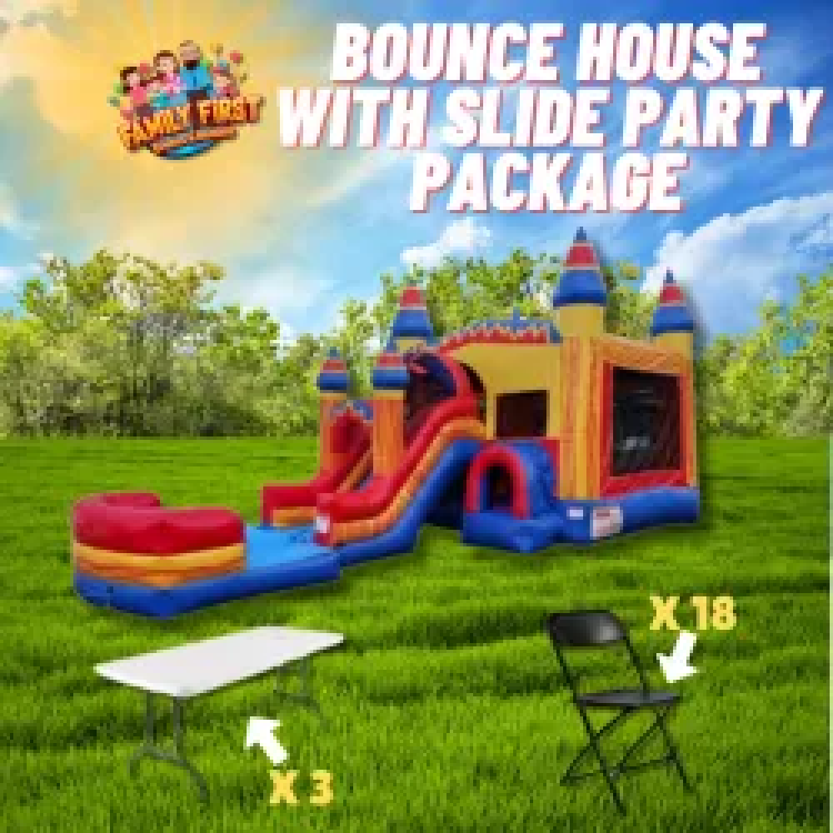 Firecracker Bounce House Package (18 W & 3 - 6 FT)