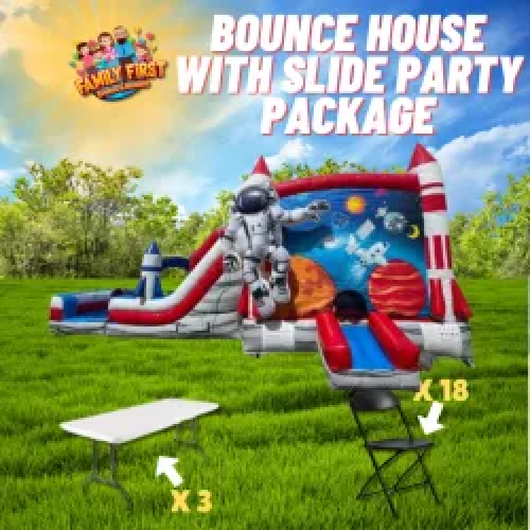 Galactic Dual Lane Bounce & Slide Package (18 B & 3 - 6 FT)