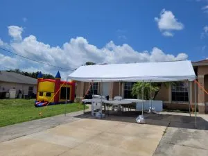 Bounce House Rental, Tent Rental, Tables and Chairs, Event Decor