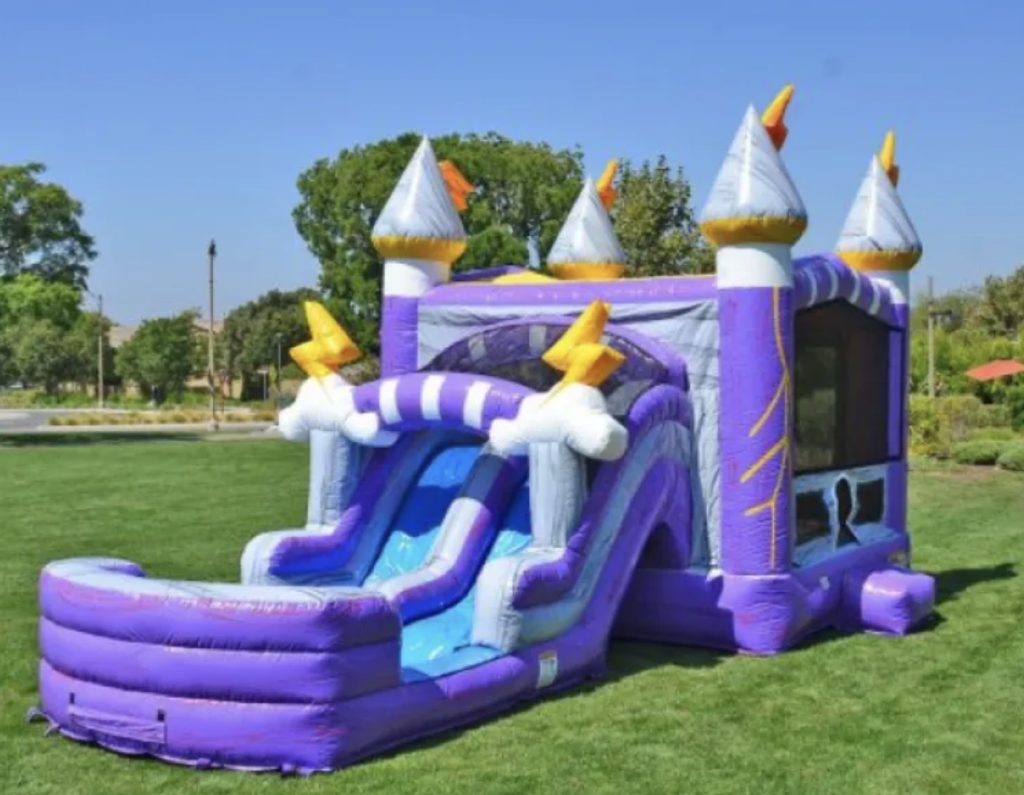 Bounce House Rental in Fort Myers, FL at a backyard birthday party