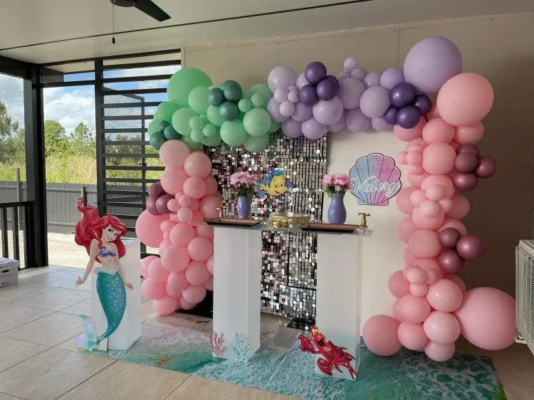 Stunning Balloon Decor in Cape Coral, FL by Family First Events & Rentals.