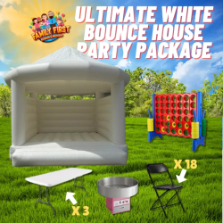 Ultimate White Bounce House package B