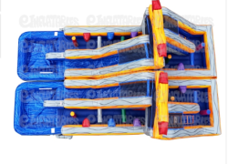 crisscross 1768338405 17 FT Criss Cross Dash Wet n Dry Obstacle - Left