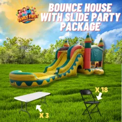 Fiesta Bounce House Package (18 W & 3 - 6 FT)