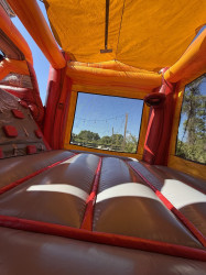 fire1 1768336672 Fire Truck Bounce House / Dual Lane Slide Combo