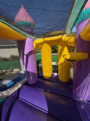 princess8 1775140096 Princess Bounce House / Slide Combo