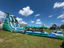 17526 1782651665 22 FT Island Escape XL Water Slide with Slip and Slide