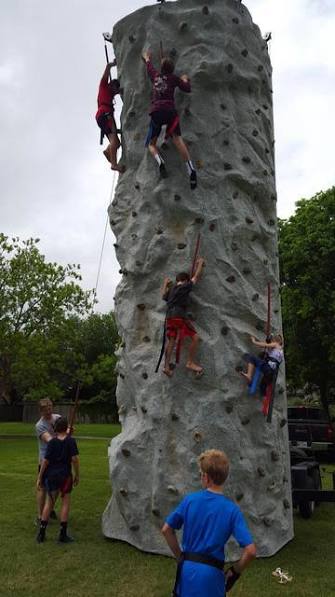 Family First Events & Rentals 24 FT mobile rock wall activity for Fort Myers families and events